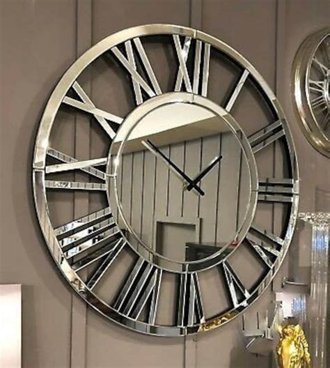 oversized underneath large wall clocks.